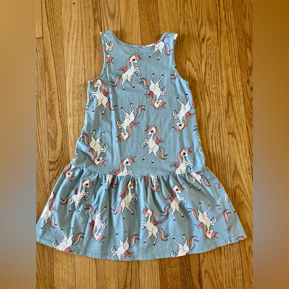 Girls Casual Unicorn Dress